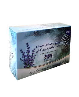 صابون دانه کاج و مریم گلی مخصوص دست و صورت